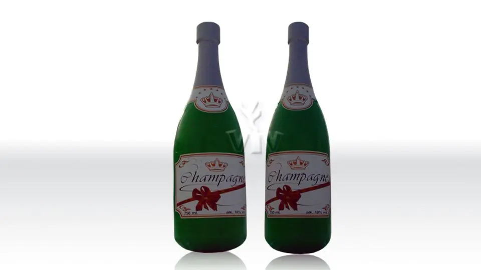 Champagne bottle 8 m commercial custom inflatable