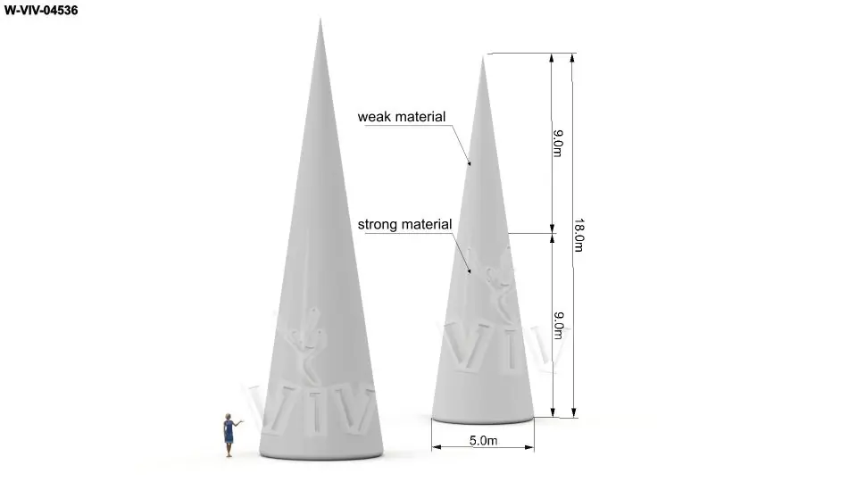Cone commercial custom inflatable