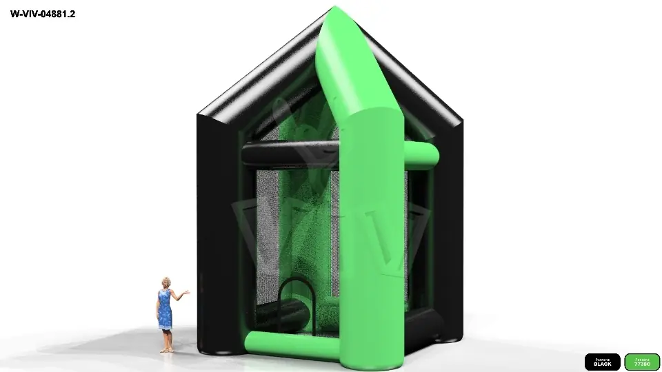 Crate-piling device 5.0 x 5.0 x 8.0 m commercial custom inflatable