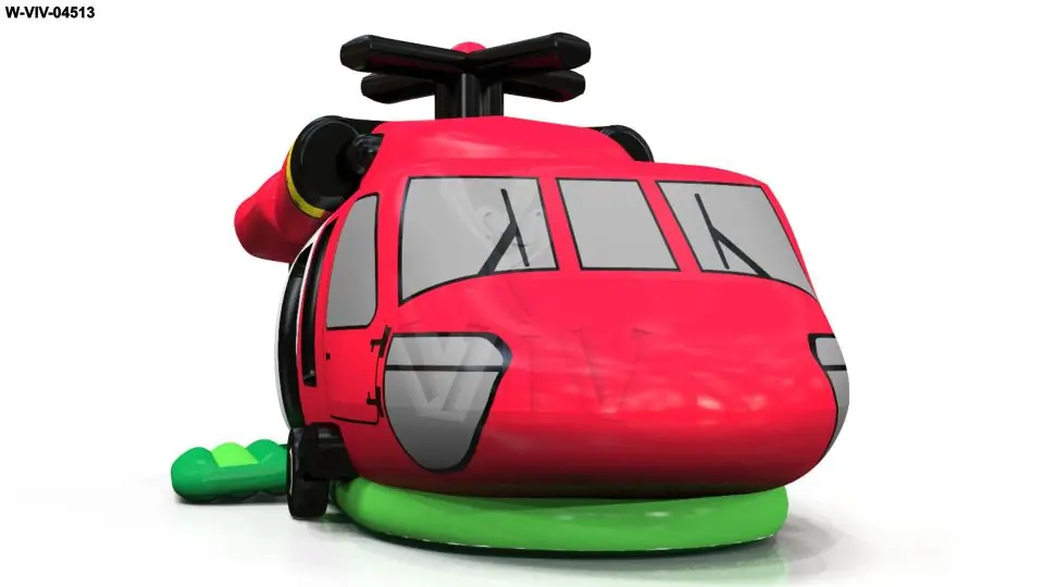 Dummy helicopter 16 m commercial custom inflatable