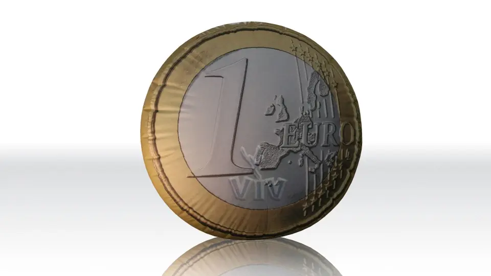 Euro Coin 2 m commercial custom inflatable