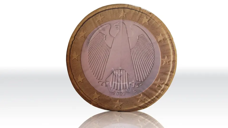 Euro Coin 2 m commercial custom inflatable