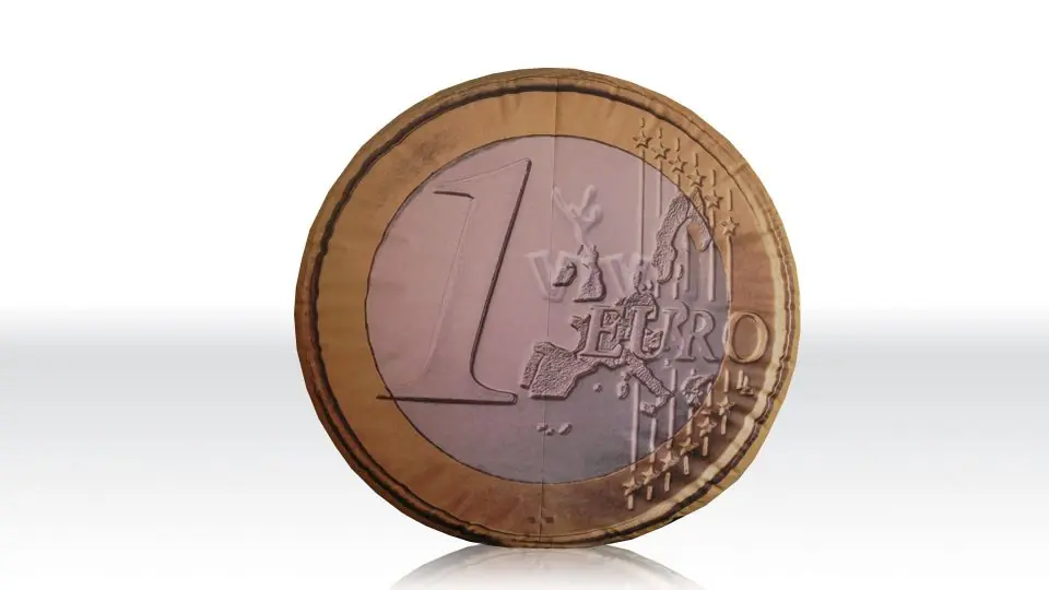 Euro Coin 2 m commercial custom inflatable