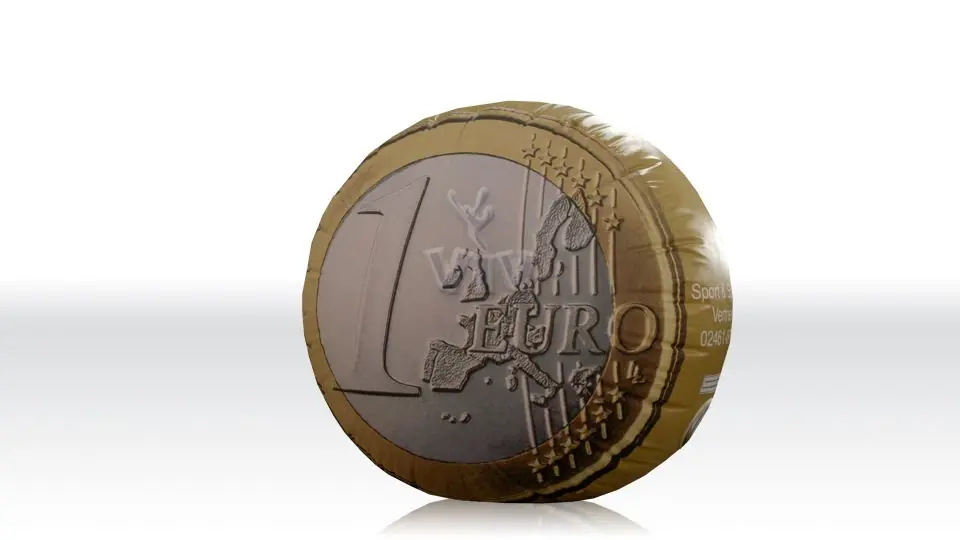 Euro Coin 2 m commercial custom inflatable