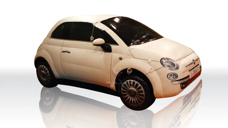 Fiat 500 commercial custom inflatable