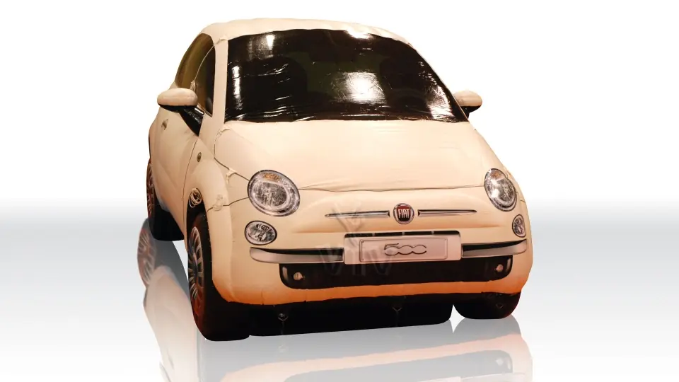 Fiat 500 commercial custom inflatable
