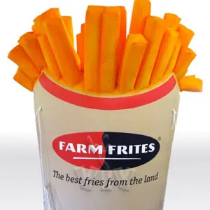 Fries 3 m commercial custom inflatable