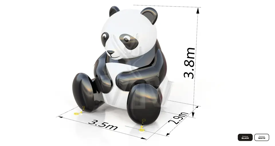 Inflatable Panda commercial custom inflatable