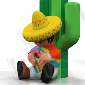 Mexican cactus 3 m commercial custom inflatable