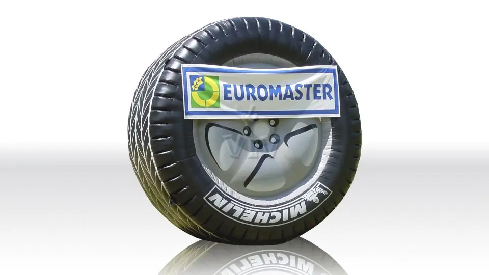 Michelin Tire 4 m commercial custom inflatable