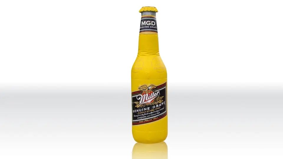 Miller bottle 2.3 m commercial custom inflatable