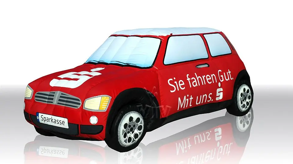 Mini Cooper commercial custom inflatable