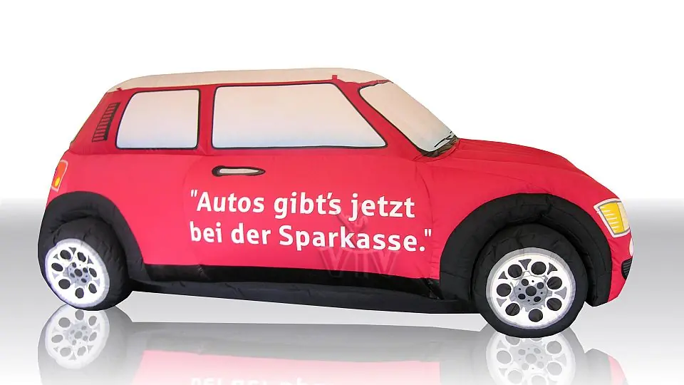 Mini Cooper commercial custom inflatable