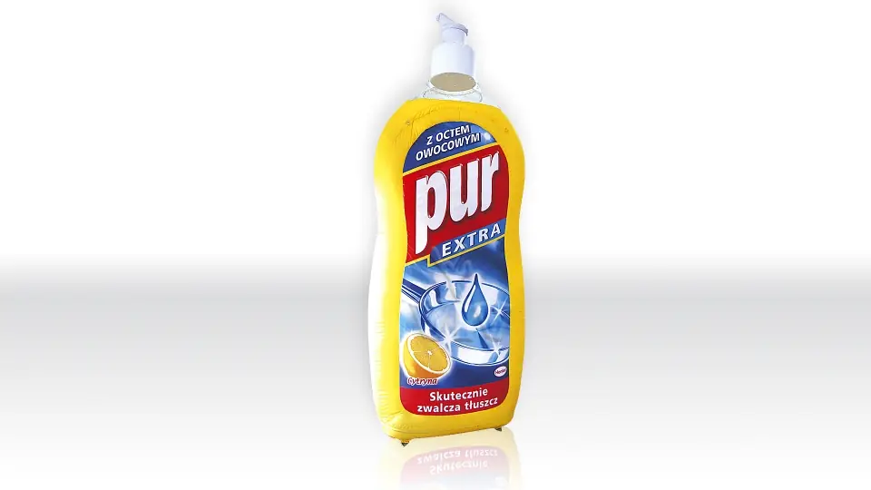 Pur bottle 4 m commercial custom inflatable