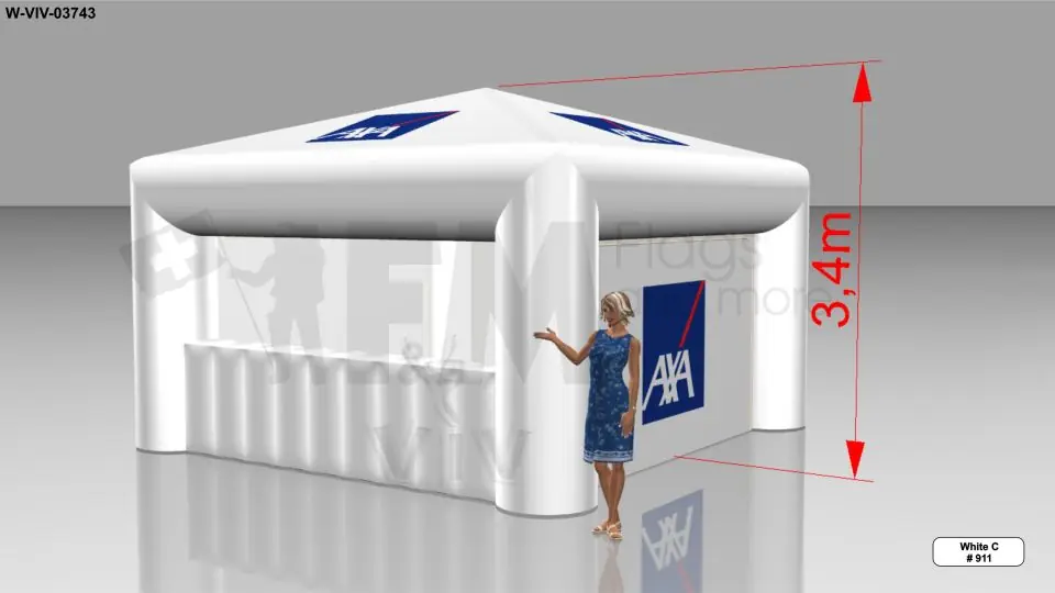 Rectangular inflatable Bar commercial custom inflatable