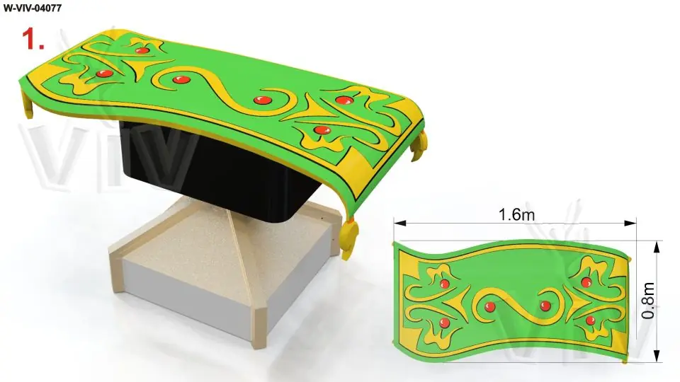 Rodeo figure flying carpet 1.6 x 0.8 m commercial custom inflatable
