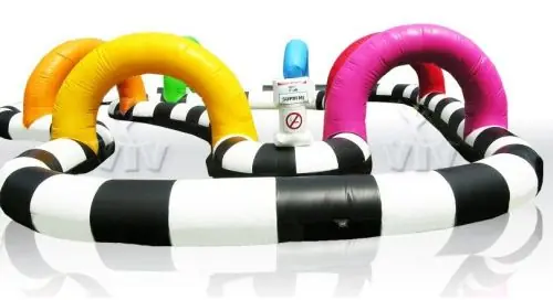 Scooter rececourse 10 x 7 m commercial custom inflatable