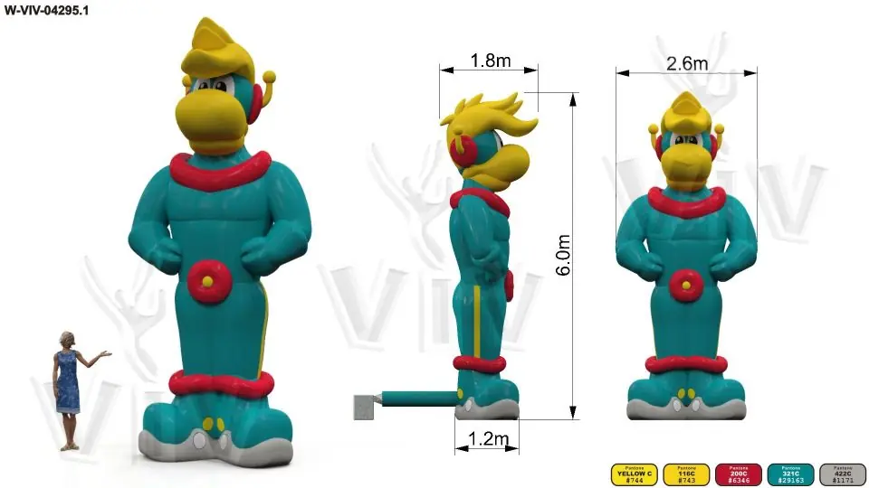 Silly Billy 6m commercial custom inflatable