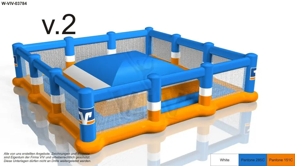 Soft Mountain with the floor under the bowl 8.6 x 8.6 x 2.1 m commercial custom inflatable