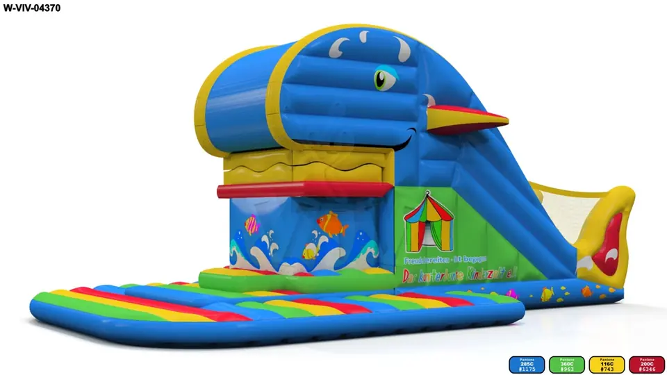 Swallowers Whale 10.1 x 5.6 x 4.4 m commercial custom inflatable