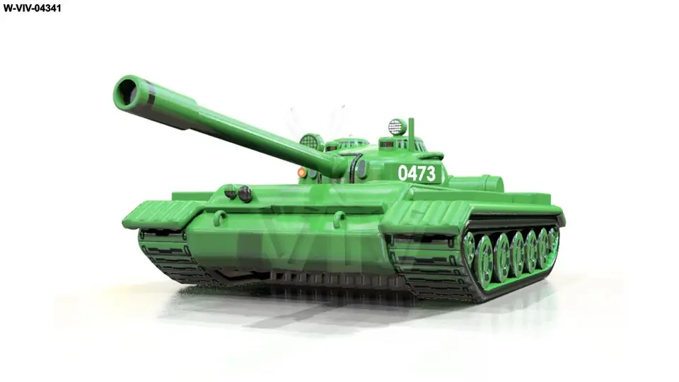 Tank 11 x 6.3 x 3.3 m commercial custom inflatable