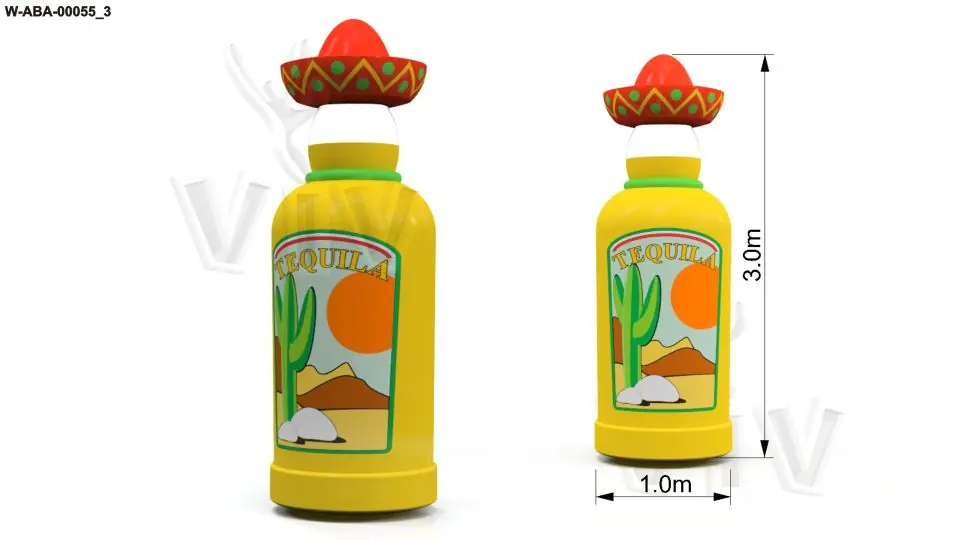 Tequila 3 x 1 m commercial custom inflatable