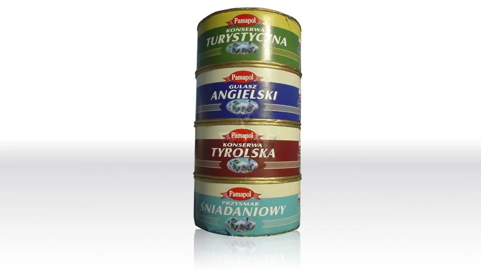 Tinned Food 4 m commercial custom inflatable