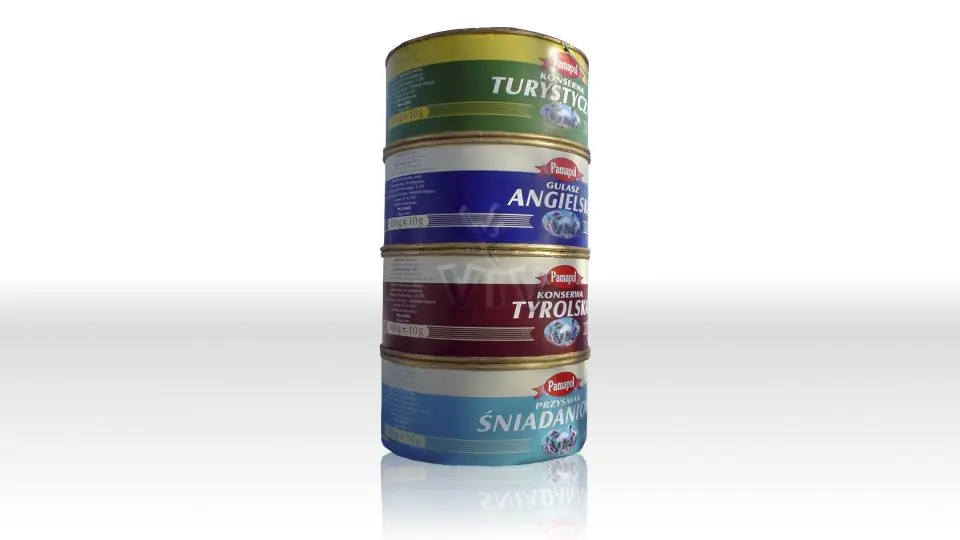 Tinned Food 4 m commercial custom inflatable