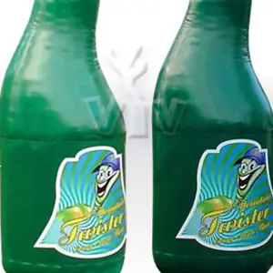 Twister bottle 5 m commercial custom inflatable