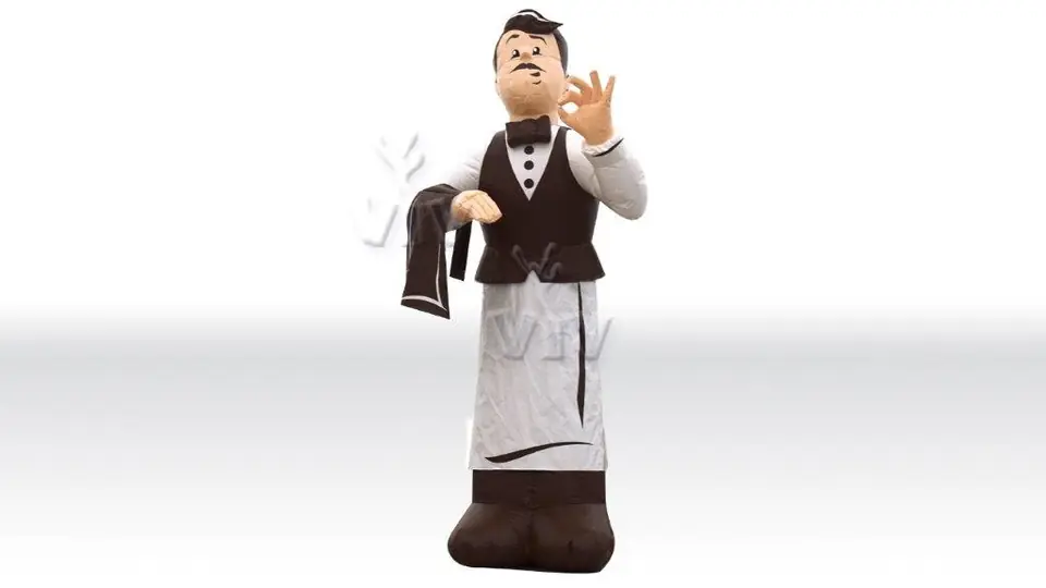 Waiter 5 m commercial custom inflatable