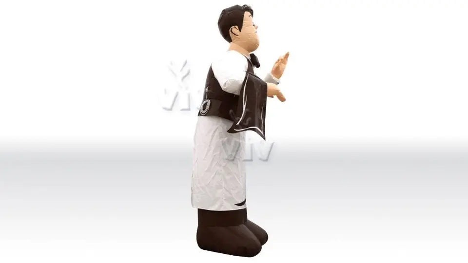 Waiter 5 m commercial custom inflatable