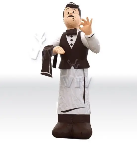 Waiter 5 m commercial custom inflatable