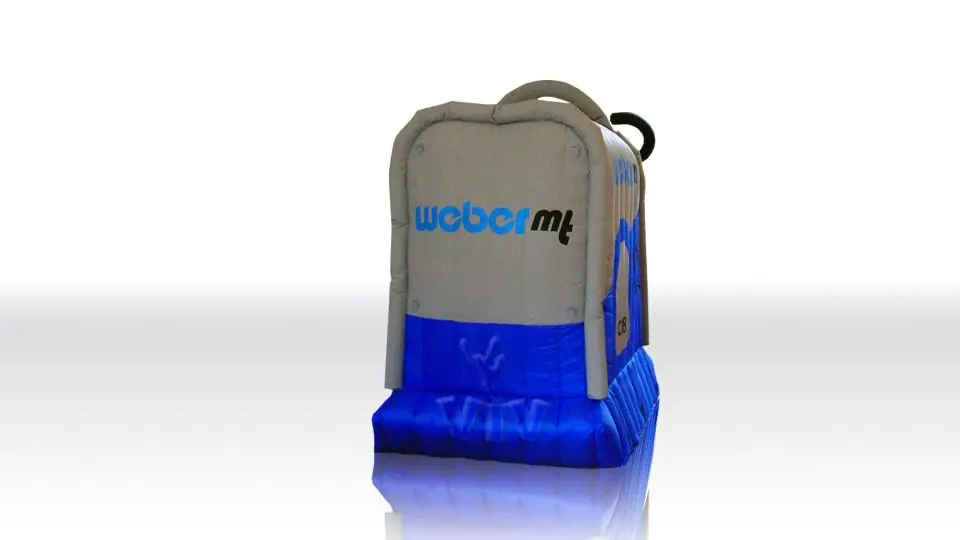 Weber machine 2.5 m commercial custom inflatable