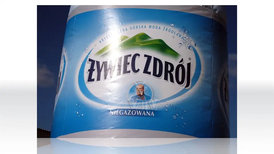 Żywiec bottle 4 m commercial custom inflatable