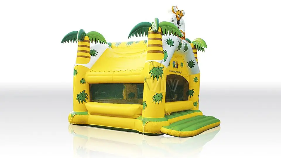 Jungle pool - with roof & palms & figure 10 x 7 (balls sold separately) commercial inflatable dry pool