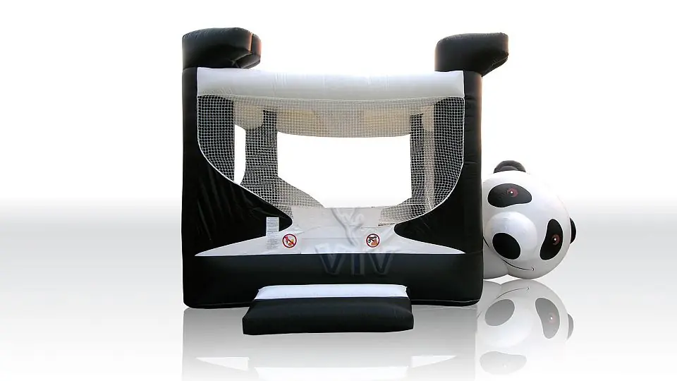 Laying Panda (balls sold separately) commercial inflatable dry pool