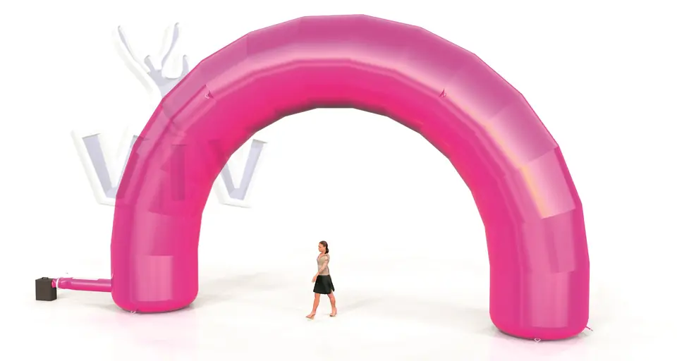 Arch gate 10 m commercial promotional inflatable gate