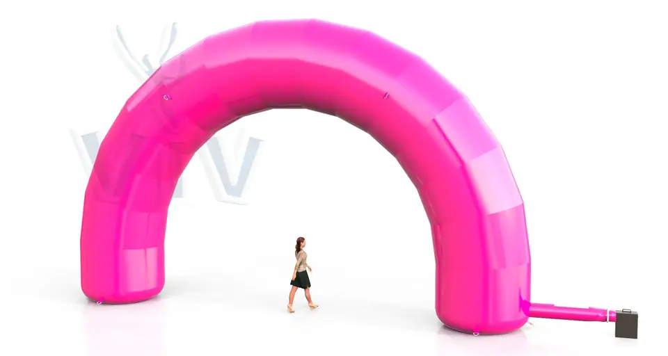 Arch gate 10 m commercial promotional inflatable gate