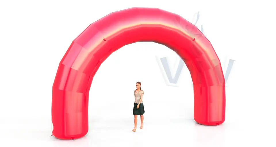 Arch gate 6 m commercial promotional inflatable gate