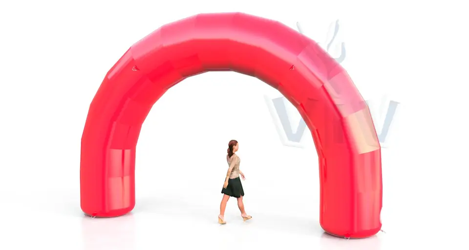Arch gate 6 m commercial promotional inflatable gate