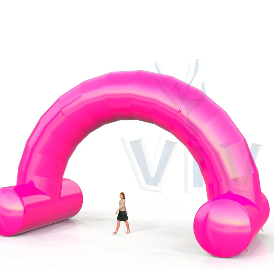 Arch gate self-standing 10 m commercial promotional inflatable gate