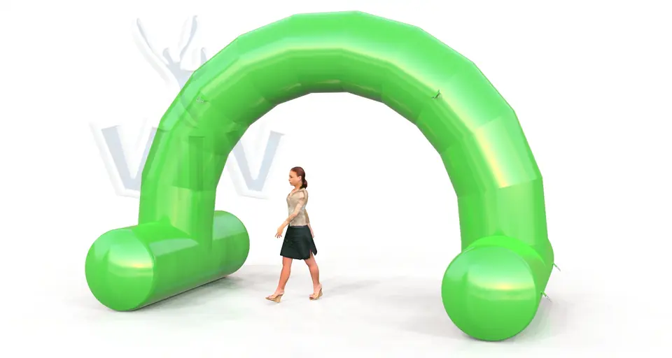 Arch gate self-standing 5 m commercial promotional inflatable gate