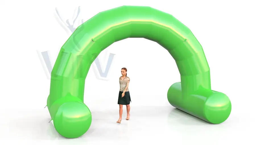 Arch gate self-standing 5 m commercial promotional inflatable gate