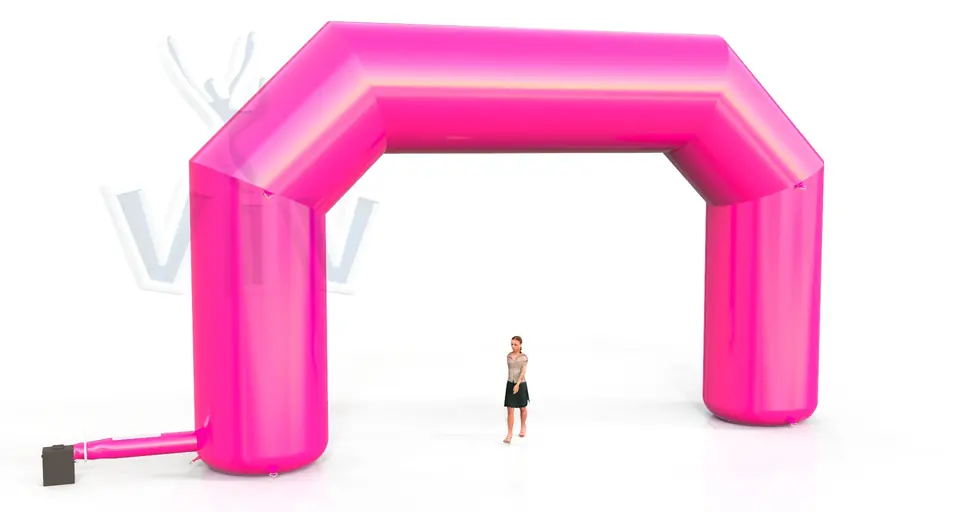 Diagonal gate 10 m commercial promotional inflatable gate
