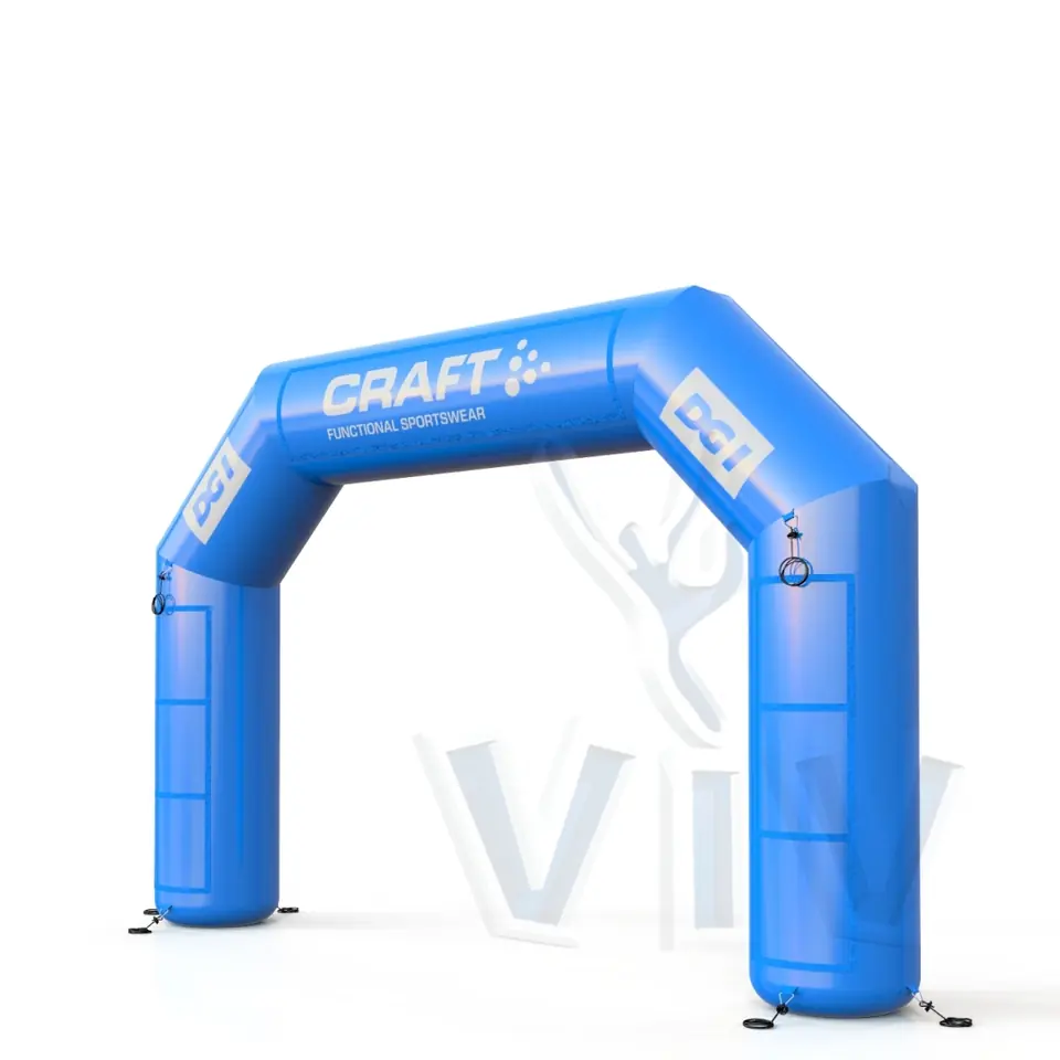 Diagonal Gate Blue commercial promotional inflatable gate