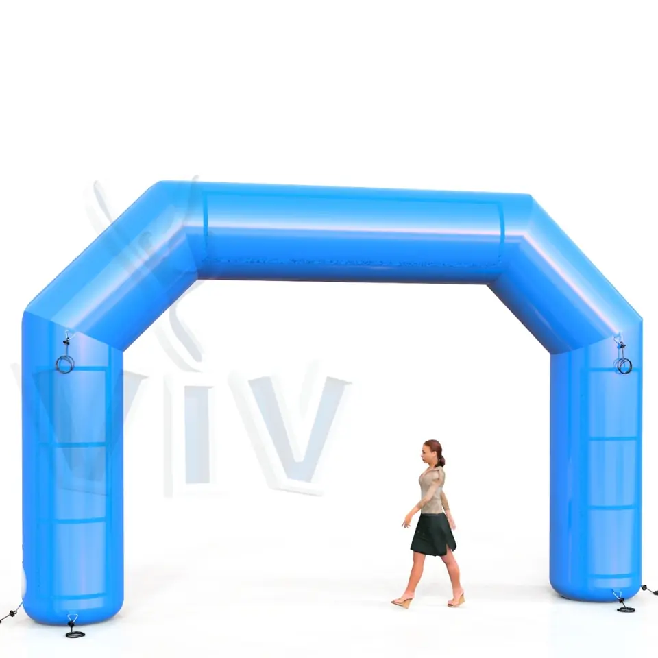 Diagonal Gate Blue commercial promotional inflatable gate