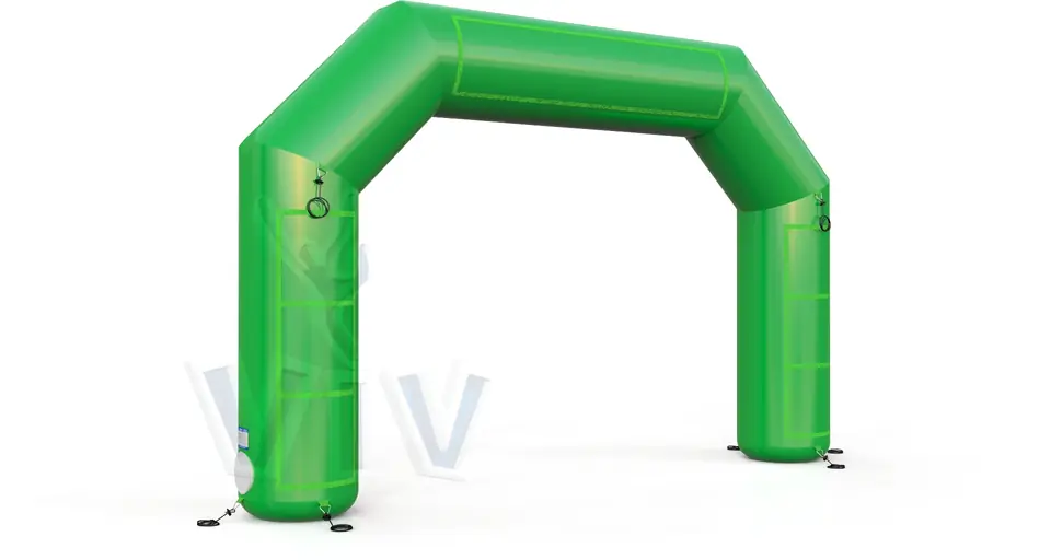 Diagonal Gate Green commercial promotional inflatable gate