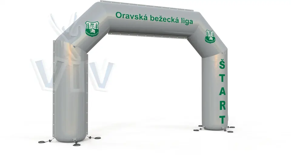 Diagonal Gate Oravska commercial promotional inflatable gate