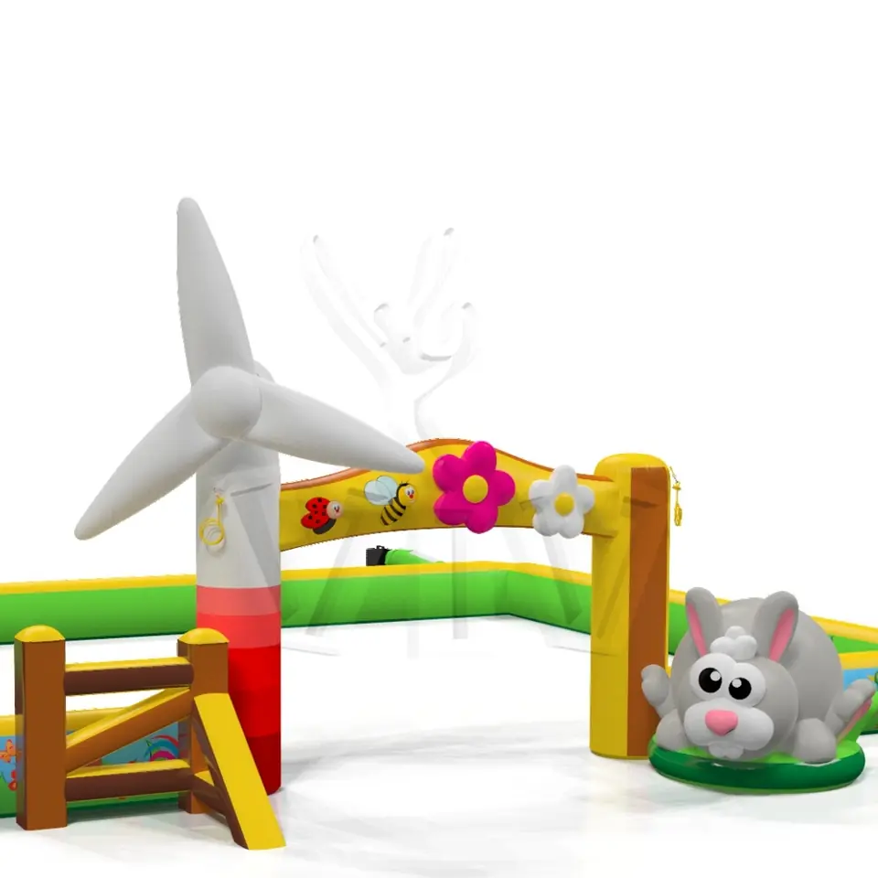 Inflatable barrier livestock commercial promotional inflatable gate