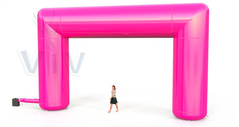 Rectangular gate 10 m commercial promotional inflatable gate